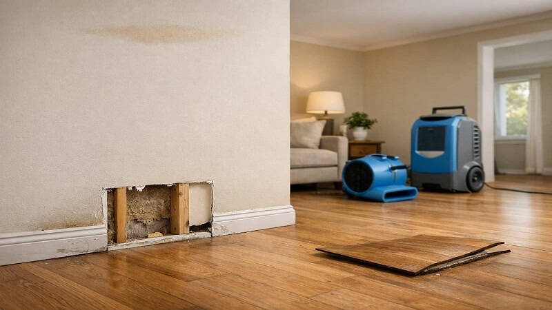 Why Drying a Home Is Not the Same as Fixing Water Damage