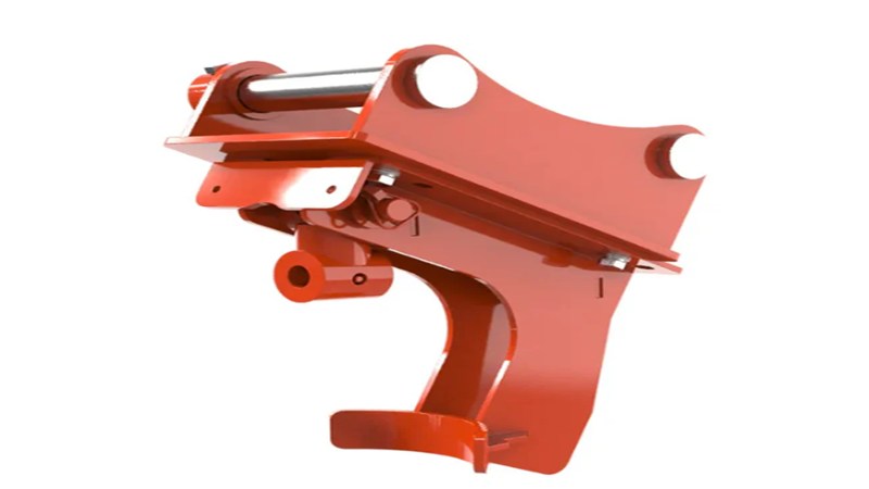 What a double-pin cradle hitch actually carries on an excavator arm