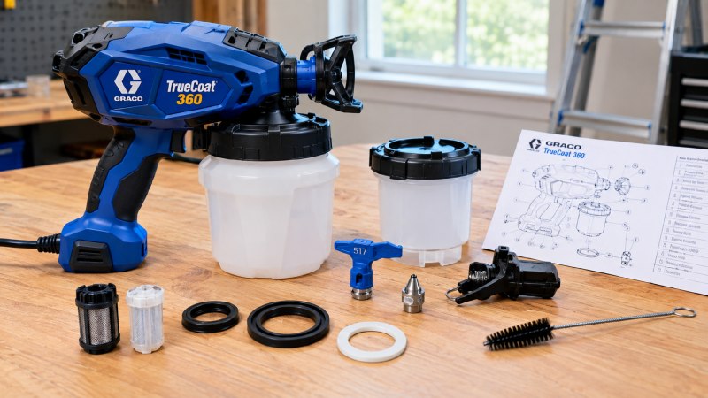 graco truecoat 360 parts