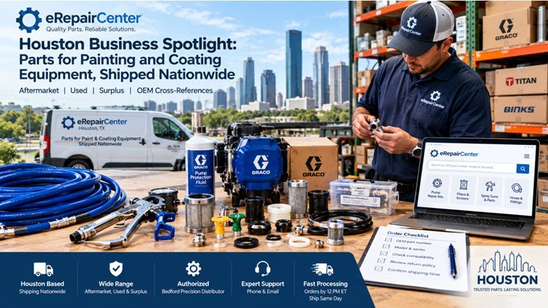 eRepairCenter spray equipment parts